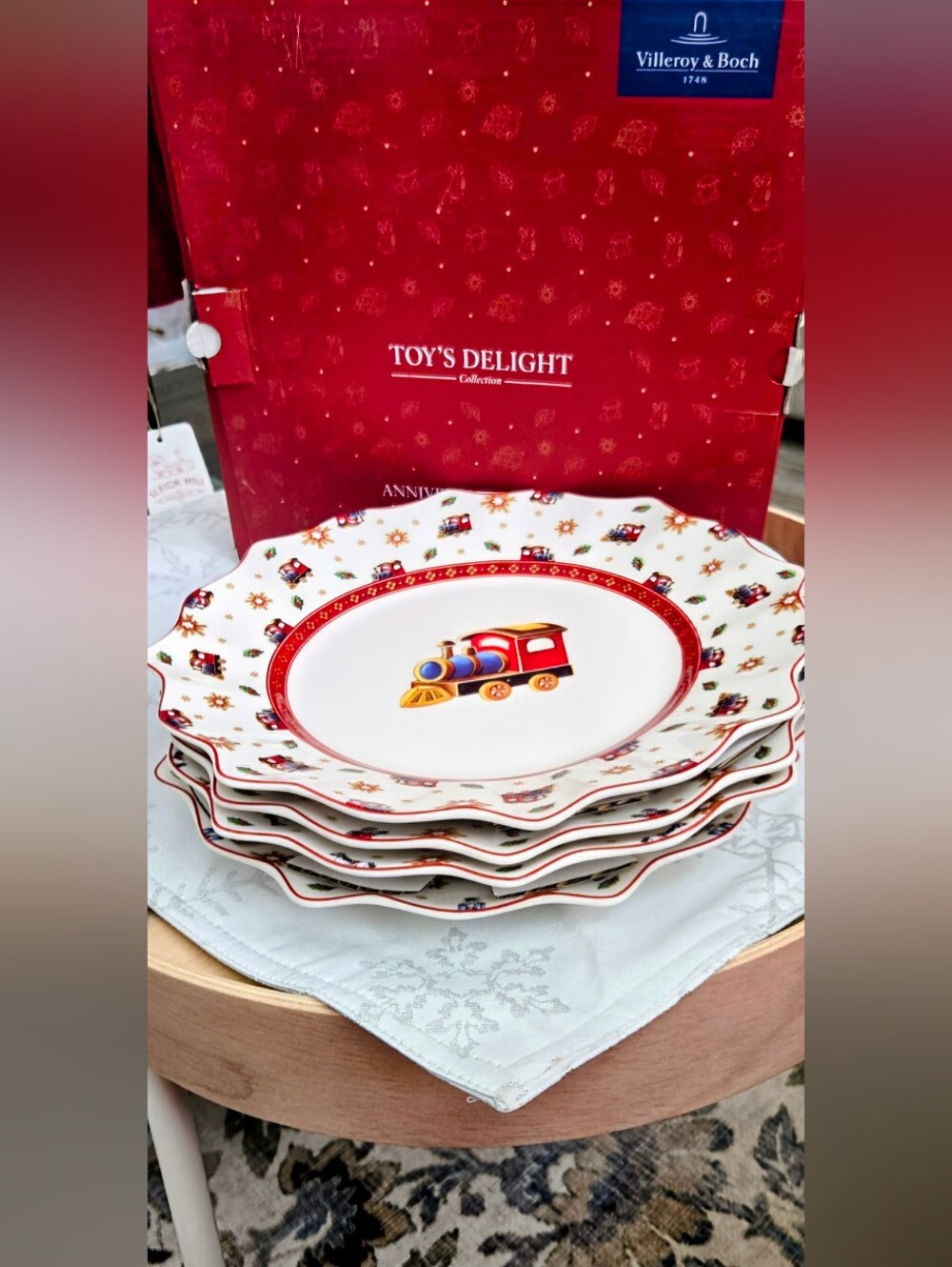 NWT Villeroy & Boch 15 Years 2025 Anniversary Toys Delight Plate Set
